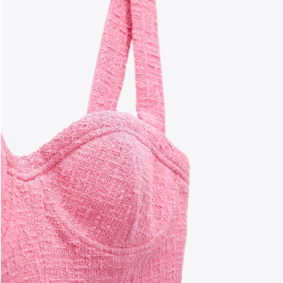 (#34) ZARA Textured Bustier Top - Picture 6 of 6